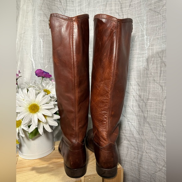 Frye Melissa Button 2 Tall Leather Boots~ Size 7.5 NWOT - Picture 2 of 14